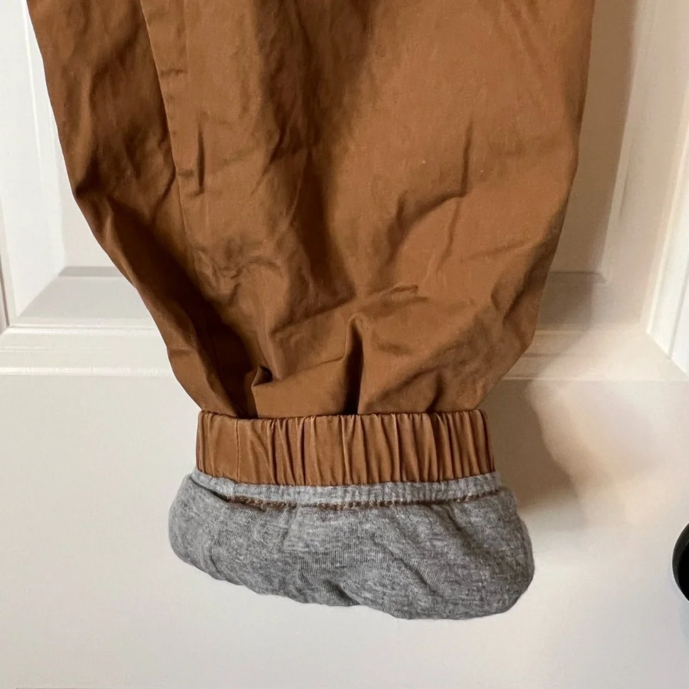 GAP Boys Tan Chino Joggers